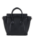 Nano Luggage Tote, &pound;1,400, Handbags, Black, Leather, Back view